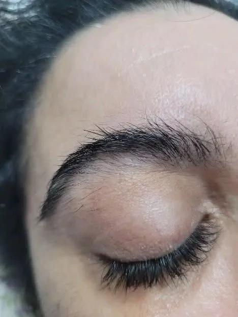 Cejas después del diseño